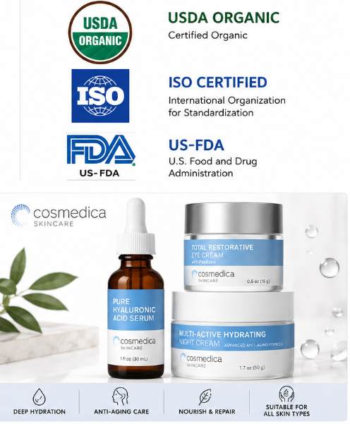Cosmedica Skincare – Hydrating & Anti-Aging Skincare Set